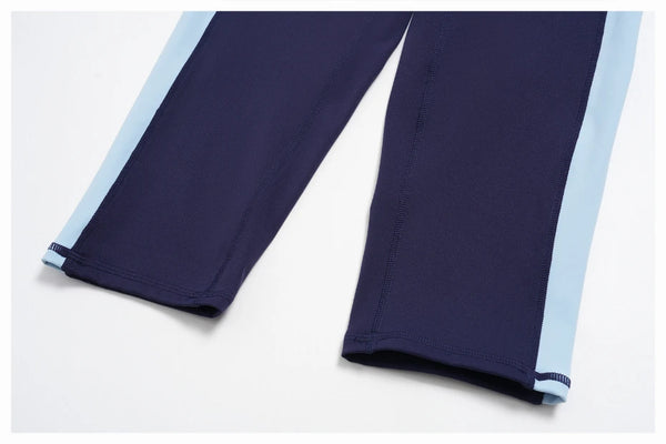 SPARK Color Block Peach Lift Butt Quick Dry Yoga Capri ZC2567