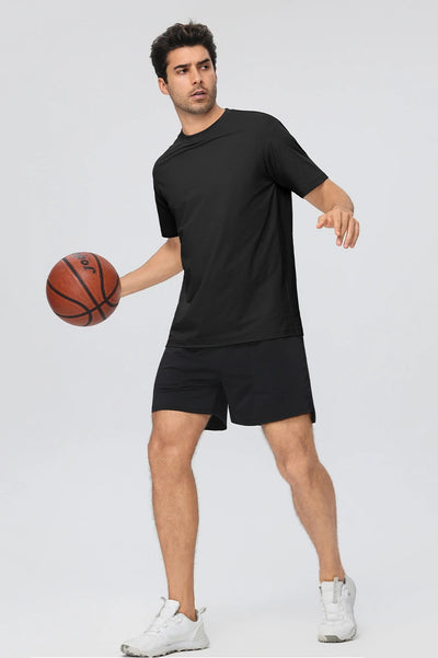 SPARK Men's Loose Fit Casual Sport Quick-drying T-shirt YEL61203