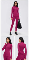 SPARK Women's Slim-Fit Zip-Up Yoga Jacket DQ26110