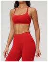 SPARK Seamless Cross Back Adjustable Sports Yoga Bra ZC7790