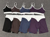 SPARK Women's Color-block Premium Activewear Yoga 2 Piece Set TF6211