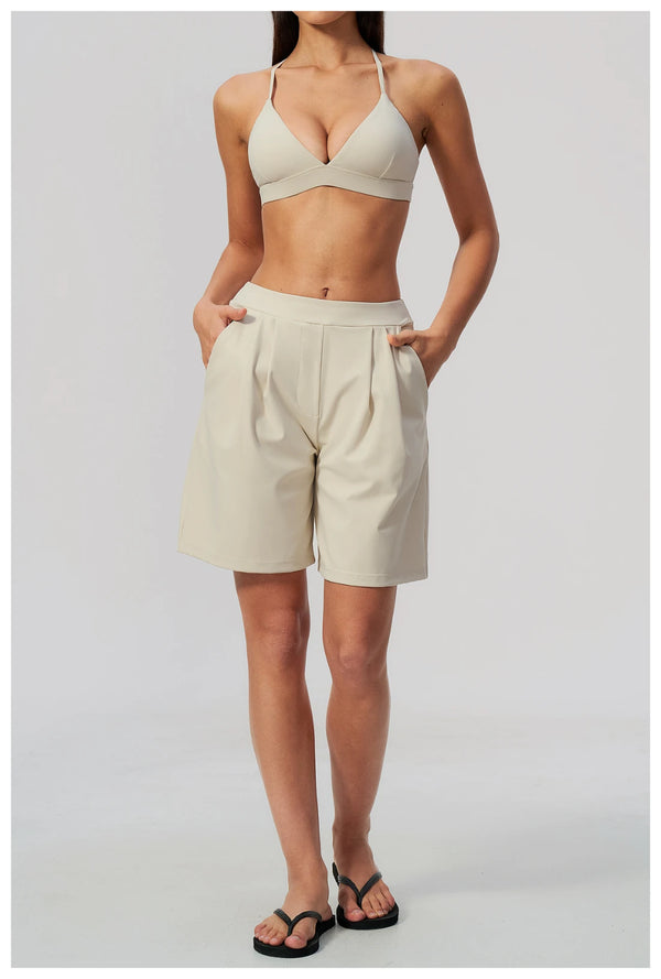 SPARK Fashion Women's Loose-fitting Quick-dry Yoga Shorts ZC8793