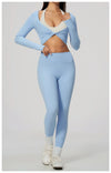 Spark Women's Long Sleeve Cropped Yoga Top ZC5529