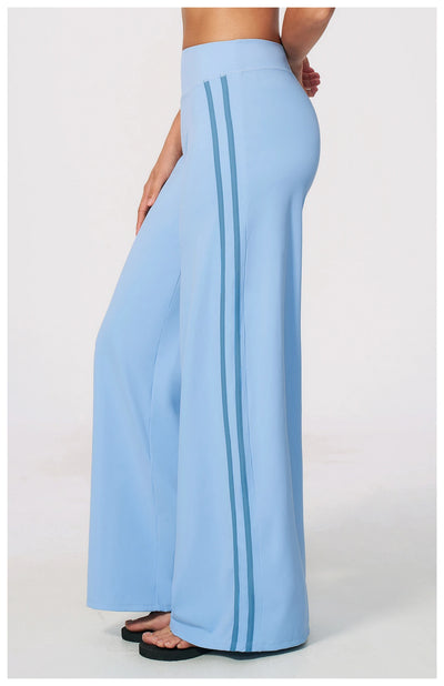 SPARK Women's Contrast Color Wide Leg Yoga Pants ZC3588