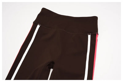 SPARK Women’s Color-Block High-Waisted Tummy Control Yoga Leggings ZC2578