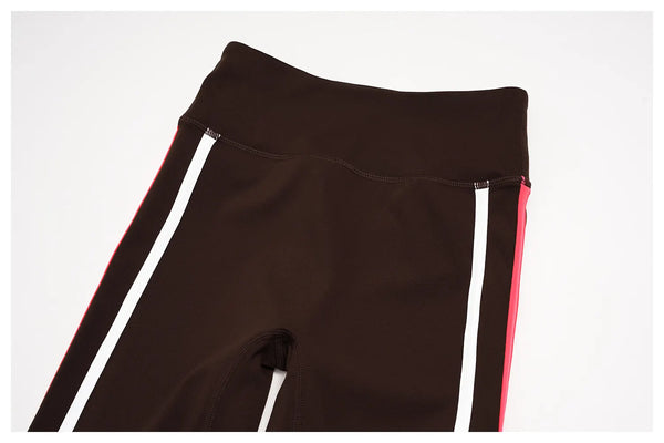 SPARK Women’s Color-Block High-Waisted Tummy Control Yoga Leggings ZC2578
