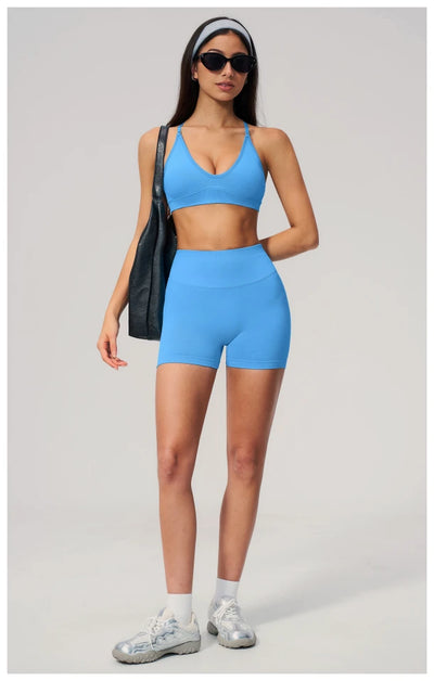 SPARK Seamless Fitness Shorts 3 Inch Scrunch Butt Yoga Shorts for Women ZC3595