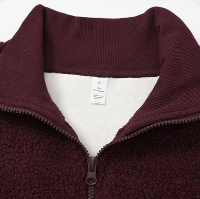 SPARK Women's Fox Fur Warm Yoga Jacket ZC5538