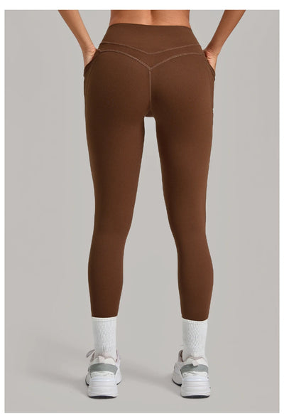 SPARK Women's Hip-lifting Yoga Leggings With Pockets QS2629