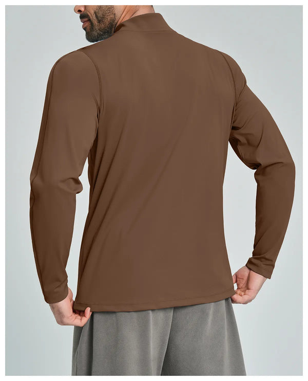 SPARK Men's Half-zip Workout Long Sleeve Top DD5086