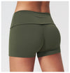 SPARK Women's Contrast Color Foldable Shorts For Women ZC3588
