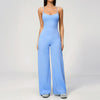 SPARK Cross Back Yoga Flared Jumpsuit For Women ZC4529