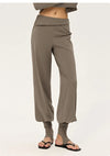 SPARK Women's Irregular Button Waist Wide Leg Pants DS126128