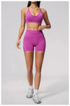 SPARK Seamless Ribbed 3-Way Convertible Yoga Sports Bra ZC3597