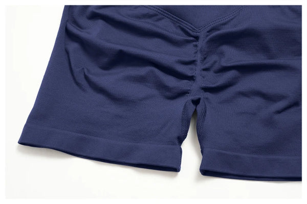 SPARK Women's Seamless High-Waisted Butt-Lifting Yoga Athletic Shorts ZC4535
