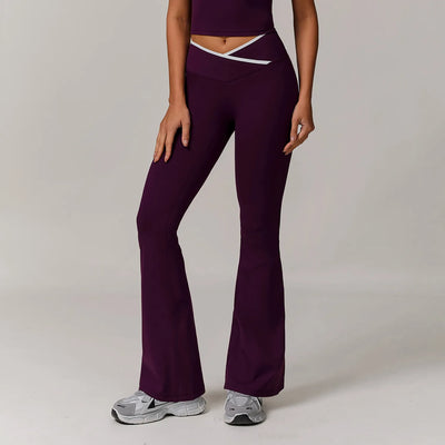 SPARK Cross Waist Flare Leggings ZC8843