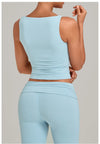 SPARK Women’s Square Neck Yoga Tank Tops TF6012