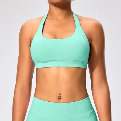 SPARK Seamless Halter Neck Yoga Fitness Bra RX2376