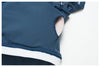 SPARK Contrast Color Square Neck Slim Yoga Workout Short Sleeve ZC2036