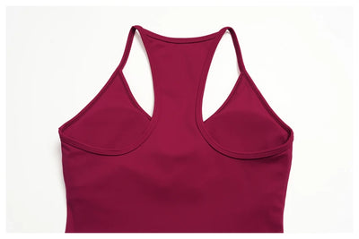 SPARK Women's Spaghetti Strap Halter Racerback Yoga Tank Top ZC5558