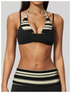 SPARK New Color-blocked Polka Dot Yoga Bra ZC4549