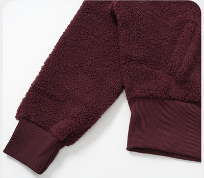 SPARK Women's Fox Fur Warm Yoga Jacket ZC5538