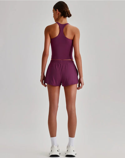 SPARK Women's Racerback Tank Top&Quick Dry Shorts 2 Piece Yoga Set LQ4123