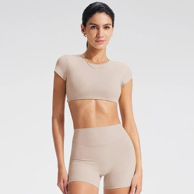SPARK Backless T-shirt Sports Yoga Top RX1339