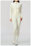 SPARK Women's New Slim-Fit Brushed Stretch Zip-Up Yoga Jacket ZC5529