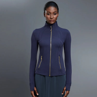 SPARK Autumn Zipper Long-sleeved Yoga Jacket DQ25151
