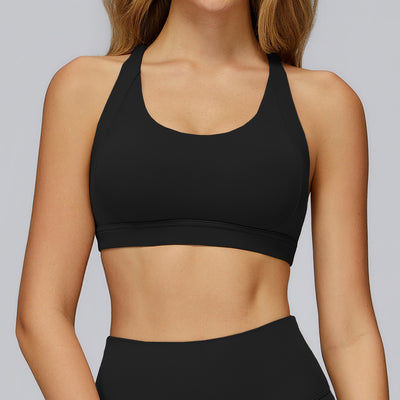 SPARK Cross Hollow Back Sports Bra for Running and Fitness ZC7011