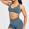 SPARK Seamless Women's V Neck Racerback Fitness Bra RX6017