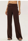 SPARK Women's Irregular Button Waist Wide Leg Pants DS126128