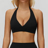 SPARK Deep V Shaped Halter Neck Yoga Bra ZC9308