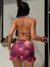 SPARK Summer 3-Piece Printed Bikini Set MJ8005