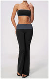 SPARK Women's Color-block Yoga Tube Top ZC2570