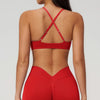 SPARK Seamless Cross Back Adjustable Sports Yoga Bra ZC7790