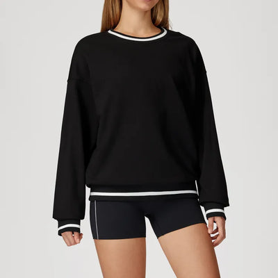 SPARK Autumn Contrast Color Leisure Windproof Sweatshirt ZC7028