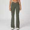 SPARK Cross High Waist Flared Pants for Women ZC2030
