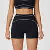 SPARK Contrast Color Folded High Waist Shorts ZC7028