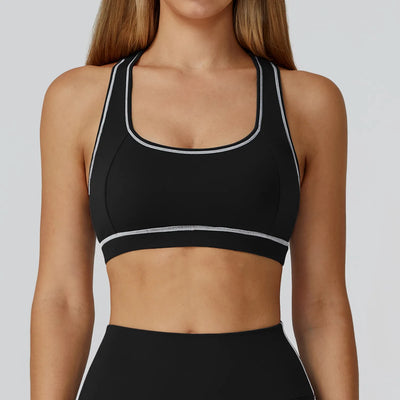 SPARK Contrast Color Brushed Yoga Bra ZC2036
