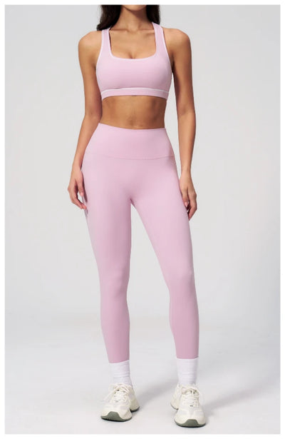 SPARK Contrast Color Brushed Yoga Bra ZC2036
