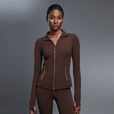 SPARK Autumn Zipper Long-sleeved Yoga Jacket DQ25151
