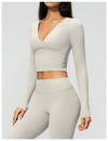 SPARK Women's Slim-Fit Long-Sleeve Yoga Top ZC4208