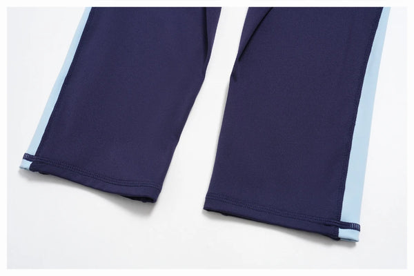 SPARK Color Block Peach Lift Butt Quick Dry Yoga Capri ZC2567