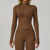 SPARK Slim-fit Zip-up Yoga Jacket For Women ZC7725