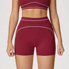 SPARK Contrast Color Folded High Waist Shorts ZC7028