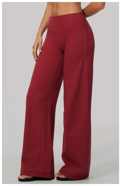 SPARK Women's High-Waisted Wide-Leg Yoga Pants ZC2585