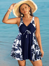 SPARK Plus Size Floral Printed Swimdress GM222060