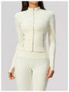 SPARK Women's New Slim-Fit Brushed Stretch Zip-Up Yoga Jacket ZC5529